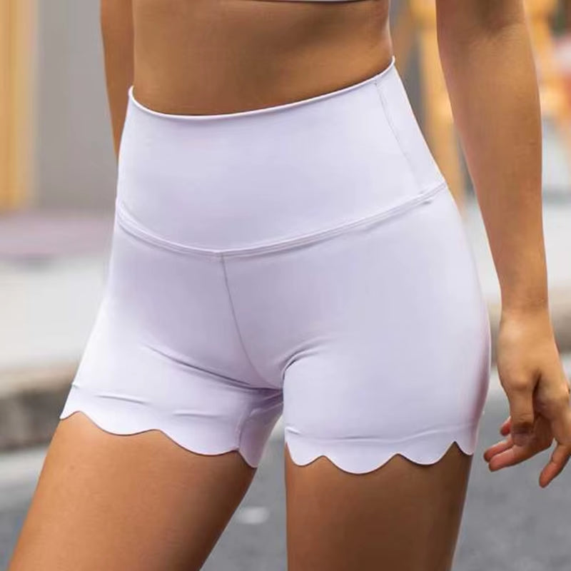 High-Waist Sports Shorts for Women – Compression Fit for Running, Yoga & Training