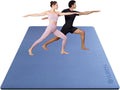 Large Yoga Pilates Mat Thick 1/2 Inch TPE Non-Slip Exercise Training Workouts Mats, 78"X51", Blue