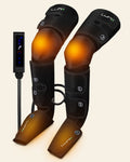 LX10 Full Leg Compression Massager, Charcoal Black