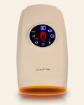 LX7 LCD Touchscreen Hand Massager, Heated Air Compression, Sand Beige