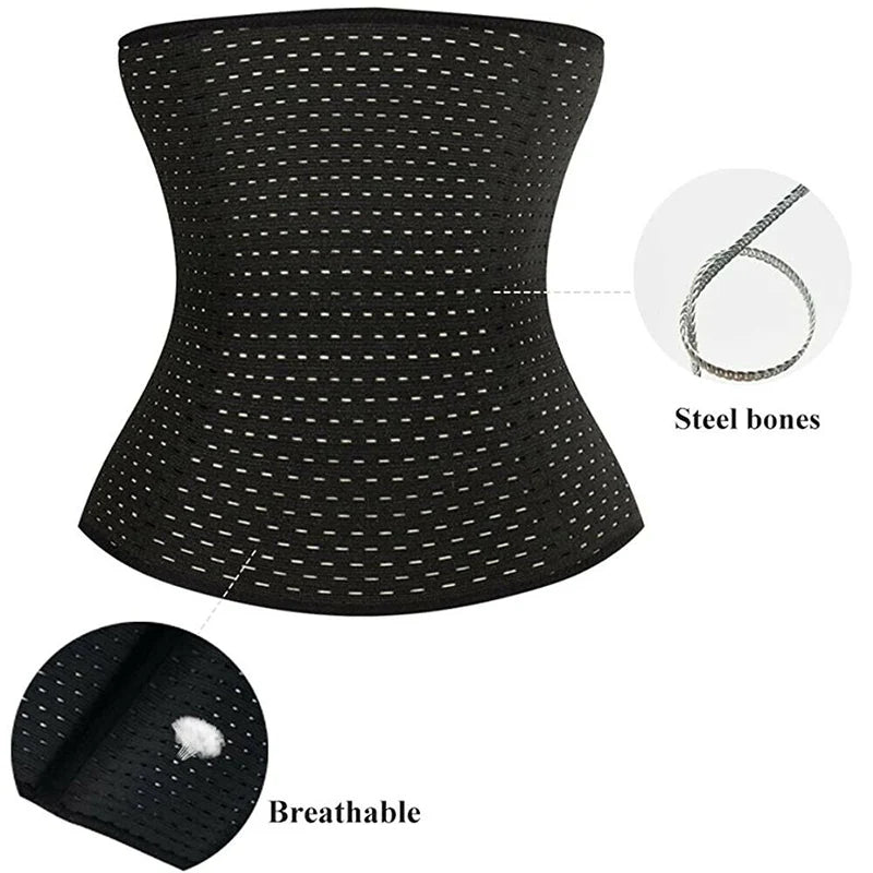 Men Slimming Body Shaper Extended Waist Trainer Trimmer Belt Corset for Abdomen Belly Tummy Control Fitness Compression Girdle
