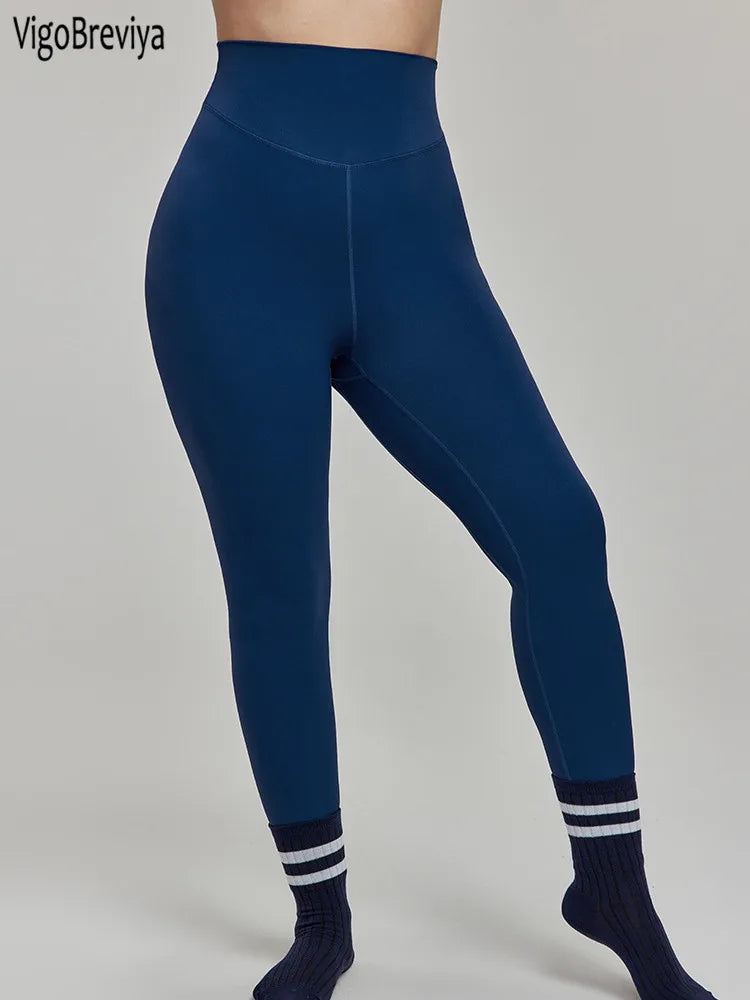 2025 Solid plus Size Yoga Pants Women High Waist Big Fitness Sport Leggings Ladies Running Workout Curvy Yoga Pant