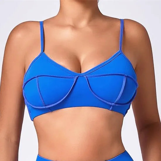 Women Nude Straps Yoga Sets Squat Proof Sports Bra Workout High Waist Leggings Fitness Pant Female Active Wear Suit XP81