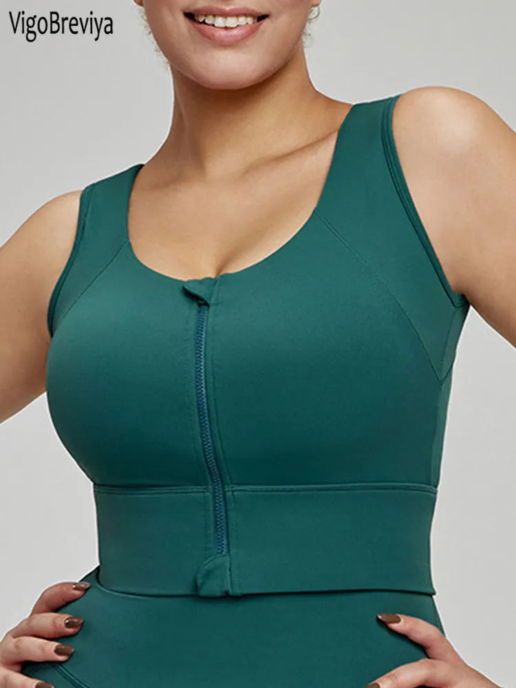 2025 Lady Solid plus Size Yoga Top with Bra Women Fitness Sports Chubby Big Vest Running Workout Curvy Tops Clothing