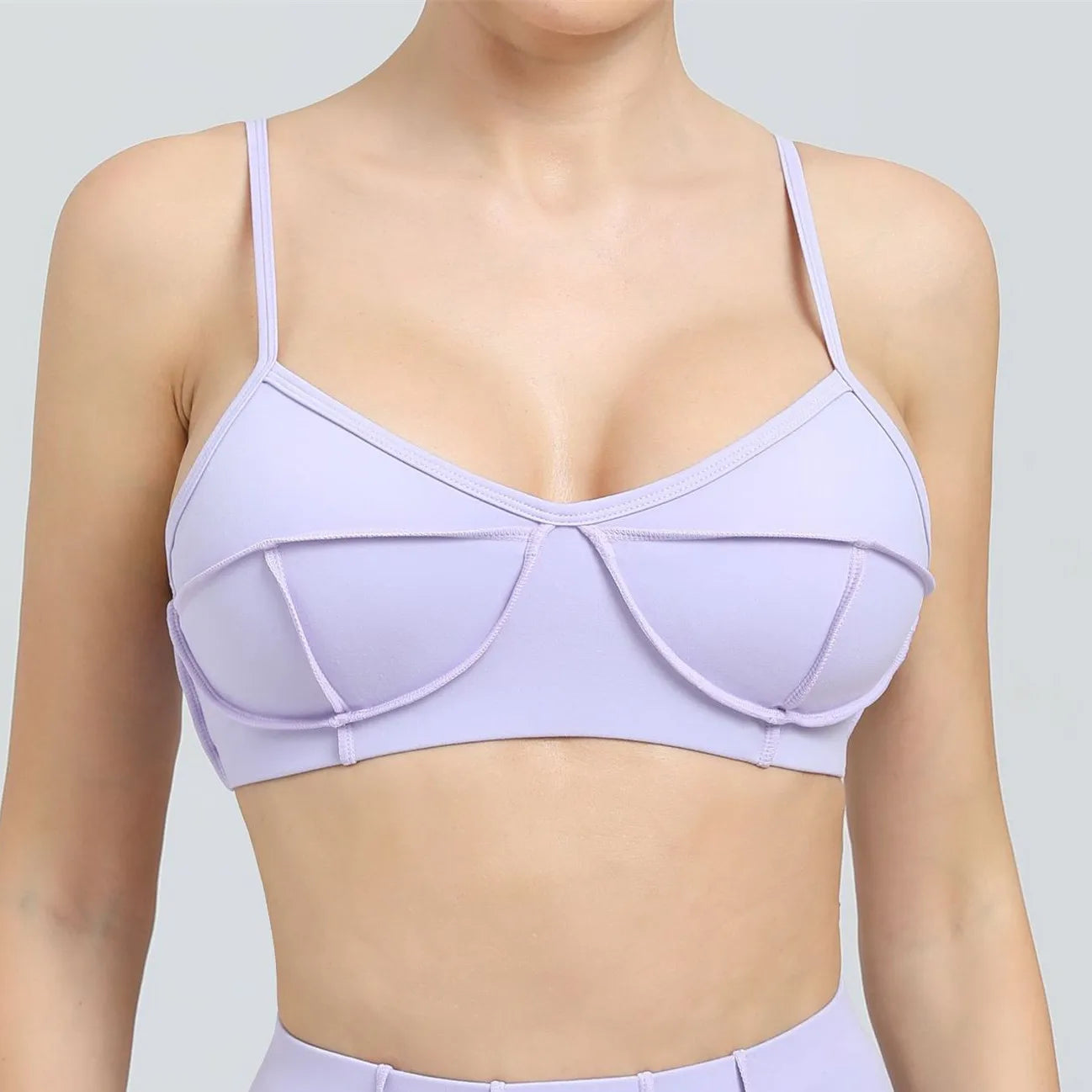 Women Nude Straps Yoga Sets Squat Proof Sports Bra Workout High Waist Leggings Fitness Pant Female Active Wear Suit XP81